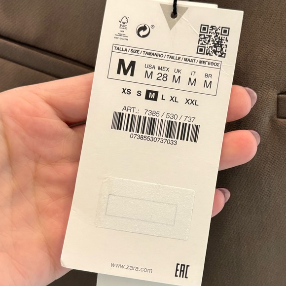 Zara Skort NWT Size Medium - Picture 4 of 4